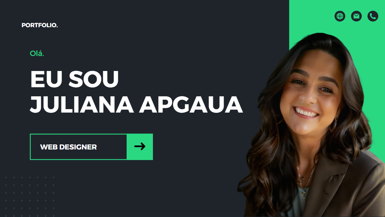 Link de acesso para o portifolio da web designer juliana apgaua